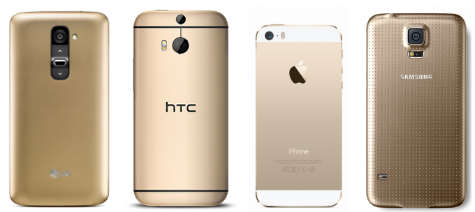 Poll results: Gold-colored smartphones - hot or not?