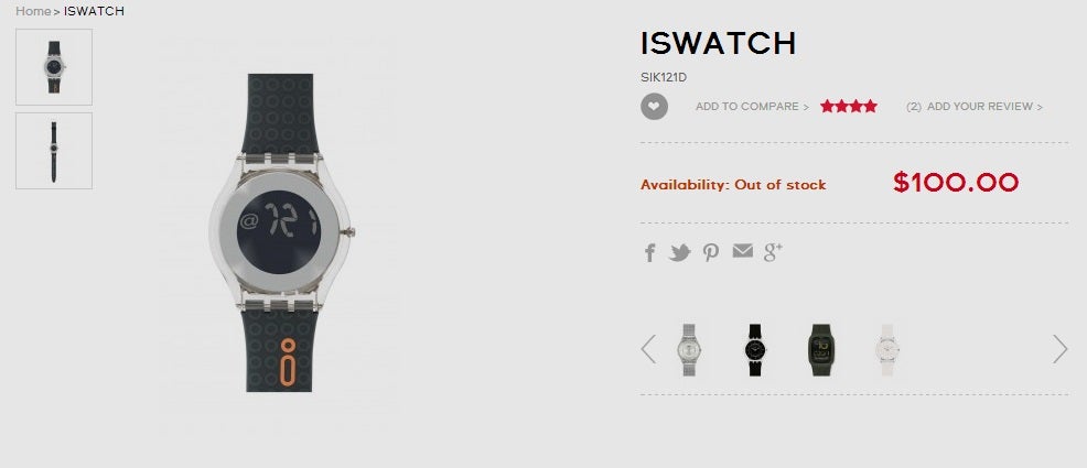 &quot;iSwatch&quot; maker Swatch moves to block Apple from trademarking &quot;iWatch&quot;