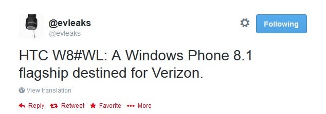 HTC prepping a new Windows Phone flagship for Verizon