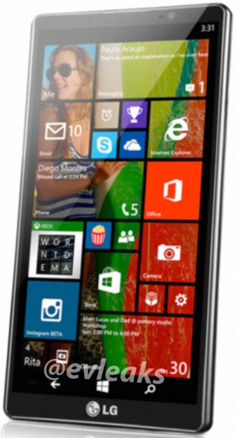 LG Uni8 pops up, the company's first Windows Phone 8.1 handset