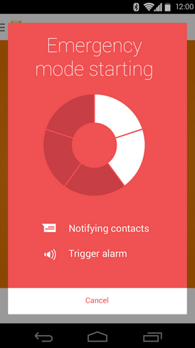 Screenshots from Motorola Alert - Motorola Moto G LTE and Motorola Moto E get special app to alert friends and family in case of emergency