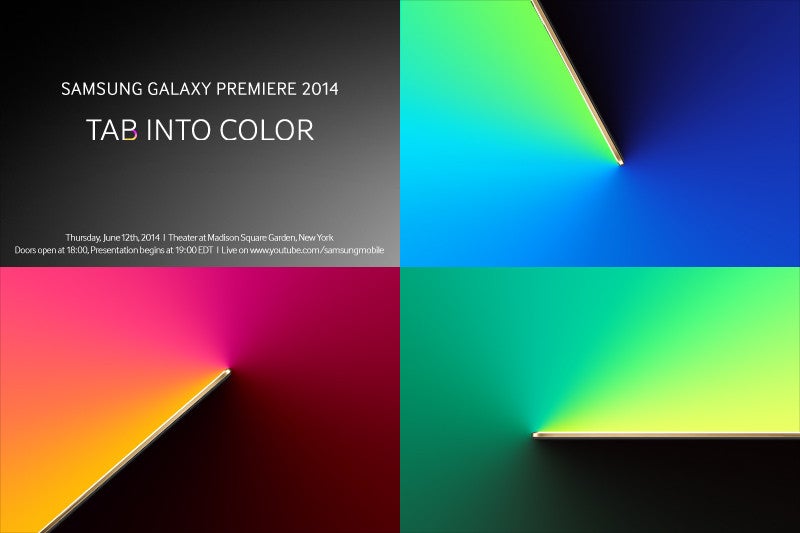 Samsung announces Galaxy Premiere 2014 event for June 12, new AMOLED tablets expected
