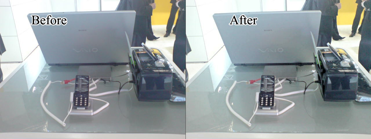 Effect of image editing  - 3GSM 2007 On-site Coverage