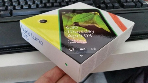 Microsoft introduces its new box with the release of the Nokia Lumia 630 - Microsoft to use new packaging for Lumia phones?