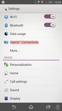 Go to Settings, choose Xperia Connectivity