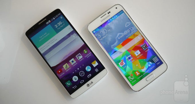 LG G3 vs Samsung Galaxy S5: first look