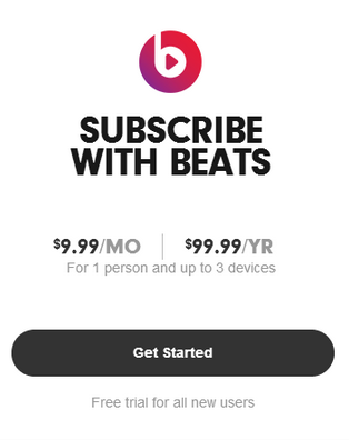 Beats Music has a new pricing scheme - After purchase by Apple, Beats Music drops its price, doubles the trial period