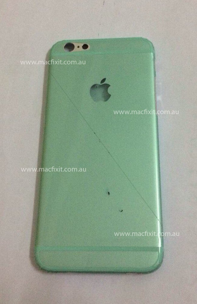 Claimed iPhone 6 chassis rear - Alleged iPhone 6 chassis rear poses for a picture
