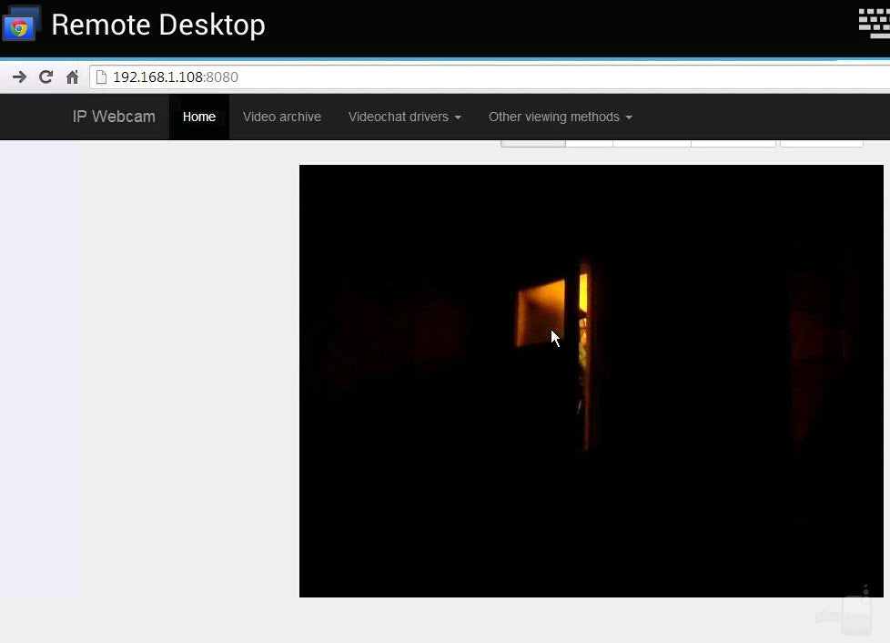 IP Webcam via Chrome Remote Desktop - How to use an Android phone as a security camera or a baby monitor
