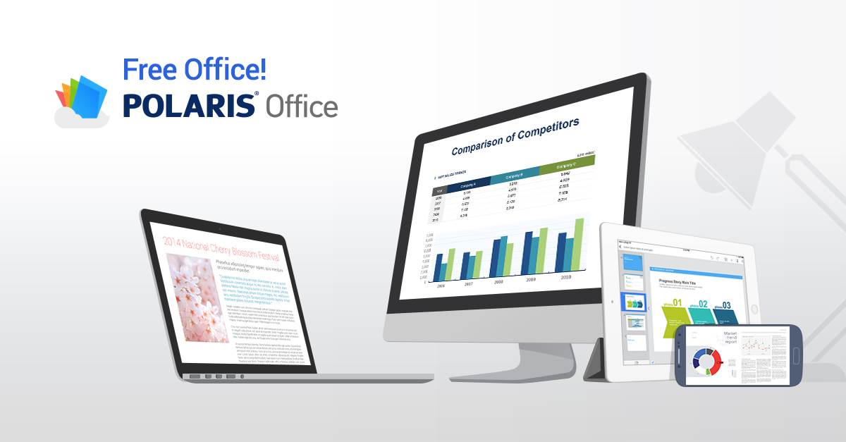 POLARIS Office offers desktop-grade document editing and outstanding file compatibility
