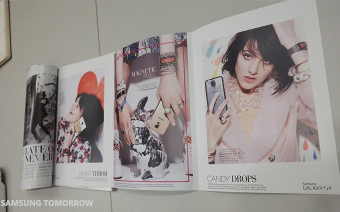 Samsung turns to Vogue to promote its Galaxy S5 and Gear wearables, the results are pretty hot