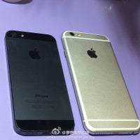Taiwanese-celebrity-Jimmy-Lin-published-pictures-of-the-alleged-iPhone-6-compared-to-the-iPhone-5