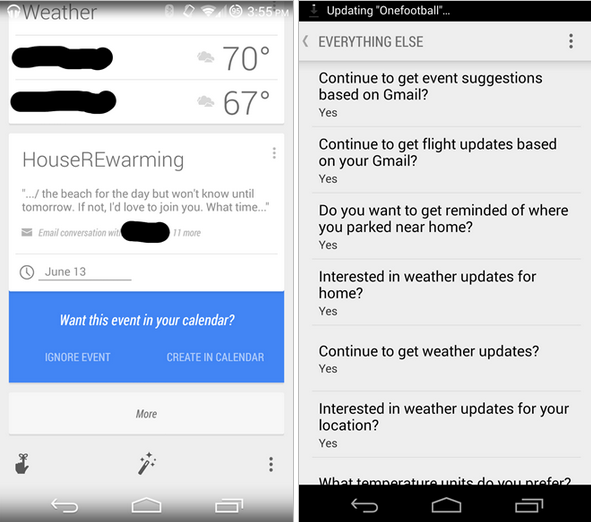 Google Now will soon be sending you cards with reminders about your upcoming events - Google Now will look at your Gmail in order to remind you of a planned event