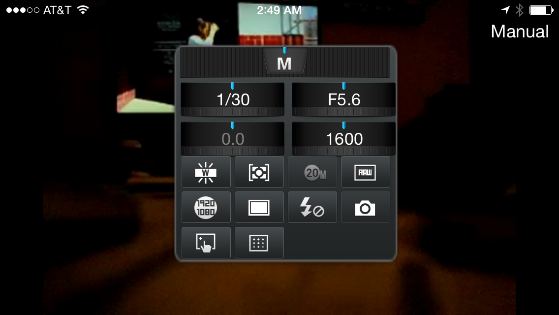 Both apps have manual control. - Samsung Smart Camera App Review