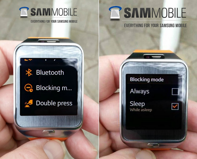Samsung Gear 2 smartwatch receives update that includes notification muting Blocking Mode - Samsung Gear 2 gets timely update; S Health improved, new feature added