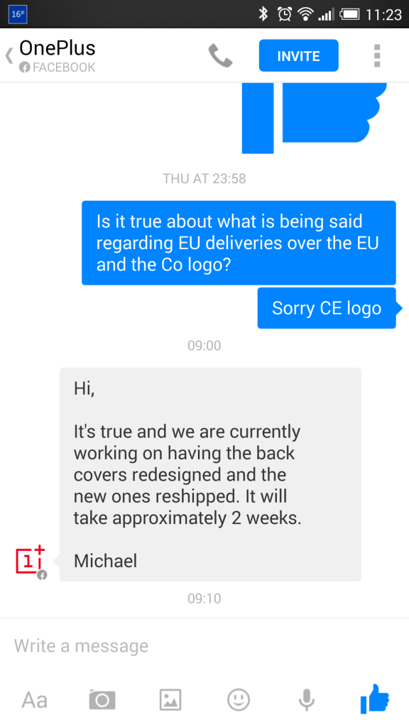 OnePlus One for Europe delayed once again, OnePlus altered a mandatory certification logo