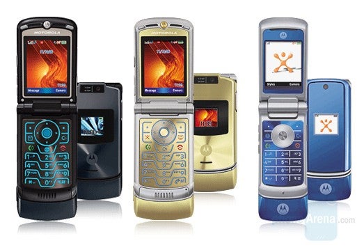 Motorola V3xx, V3xx Gold, K1 - Cingular launches gold Motorola V3xx RAZR