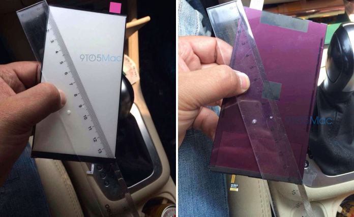 5.5 inch glass allegedly belonging to the upcoming Apple iPhone phablet - Is this the leaked 5.5 inch screen from the Apple iPhone phablet?
