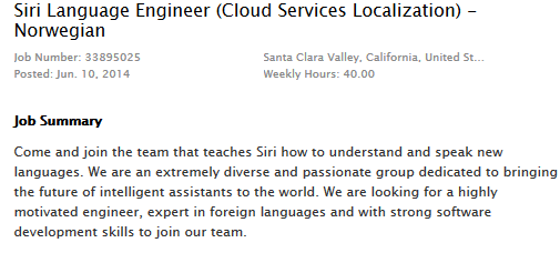 Apple is looking to hire voice engineers for Siri - Is Siri about to learn nine new languages?