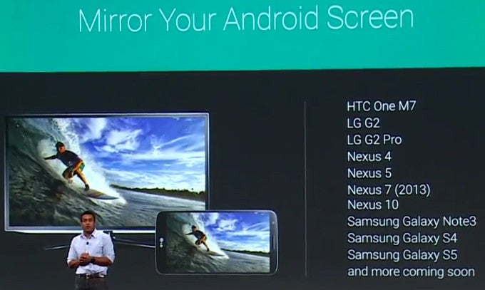 Chromecast can now mirror your Android screen to your TV: here&#039;s which phones will support it