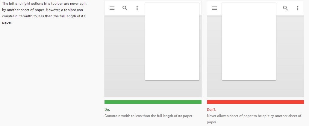 An in-depth look behind Android's paper-like new design