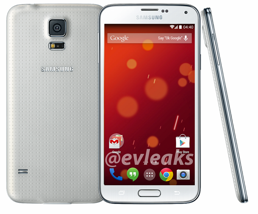 Samsung Galaxy S5 Google Play Edition render apparently leaked