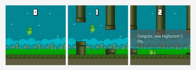 Flappy Bird clone now available off the Play Store for Android Wear smartwatches