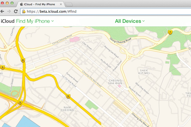 Apple employs its own mapping application for the iCloud beta version of Find My iPhone - New Find My iPhone beta replaces Google Maps with Apple Maps