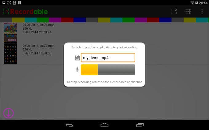 recordable android screen recorder