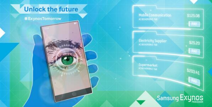 Is this image hinting that a retina scanner will be on the Samsung Galaxy Note 4? - Samsung hints at retina scanner for the Samsung Galaxy Note 4?