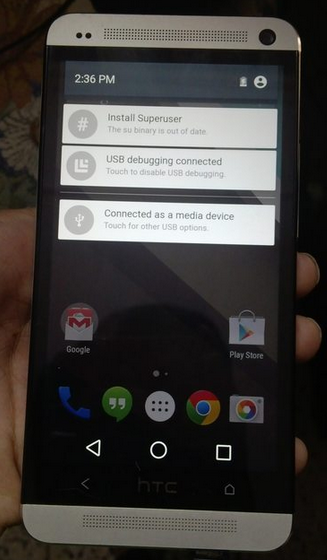 Android L on the HTC One (M7) - Android L gets ported to the HTC One (M7)