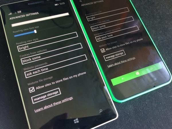 Some Nokia Lumia 930 and 630 versions don't allow users to set Google as default search engine