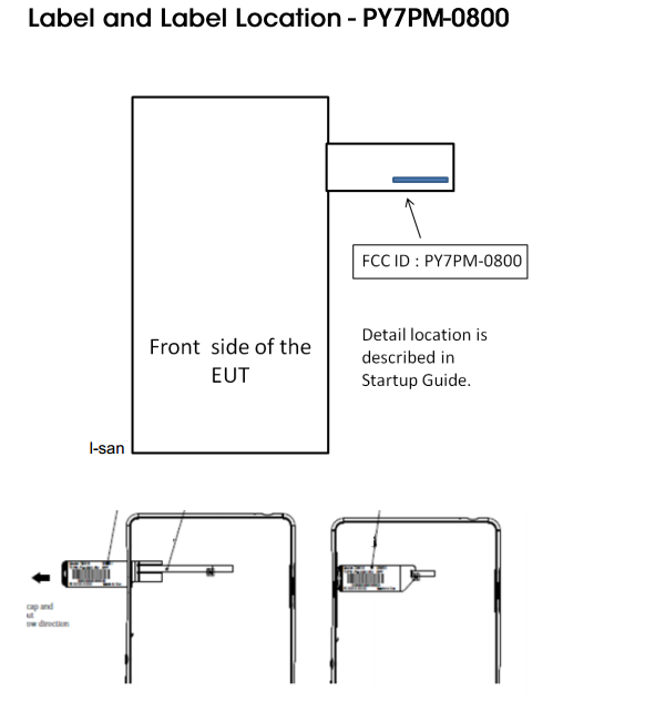 Sketch of the Sony D6603 - Sony D6603 smartphone, possibly the Xperia Z3, seen at the FCC