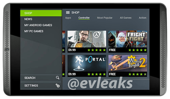 Unannounced Nvidia Shield Tablet shows up