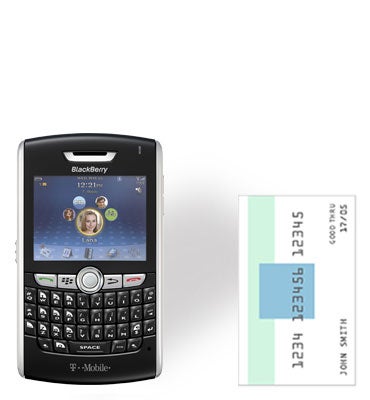 RIM BlackBerry 8800 - T-Mobile gets BlackBerry 8800 and Rose RIZR