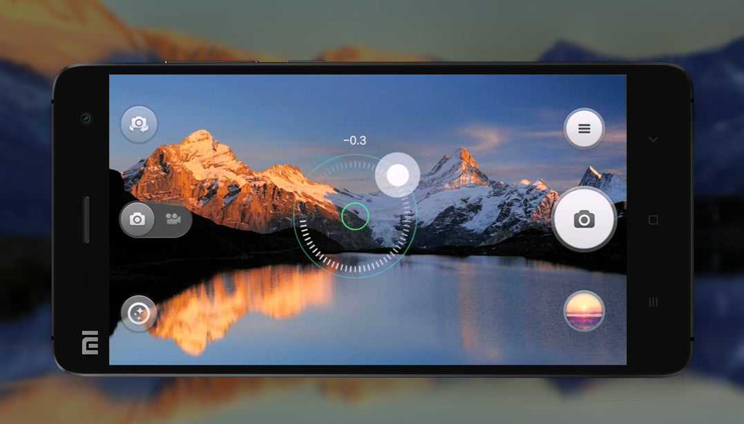 Xiaomi Mi 4 camera interface allows easy exposure adjustment - Xiaomi Mi 4 camera spotlight: one of the first with Sony’s new 13-megapixel IMX214 sensor, demo images show it off
