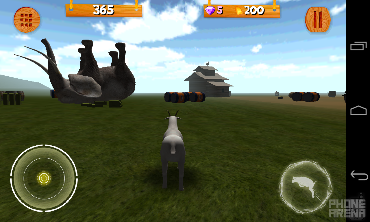 Google promotes goat simulator games for Android