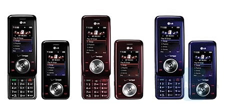 LG Chocolate VX8550 in three colors - Verizon launches Chocolate VX8550 and budget Motorola