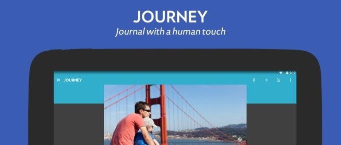 Journey is a journal keeping app with Material Design and human touch