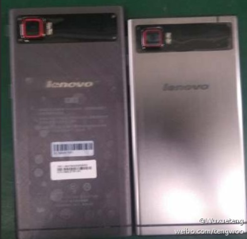 Lenono's K920 phablet (L) and the rumored unannounced mini (R) - Leaked photo shows mini version of Lenovo K920 phablet; nothing mini about the phone's specs