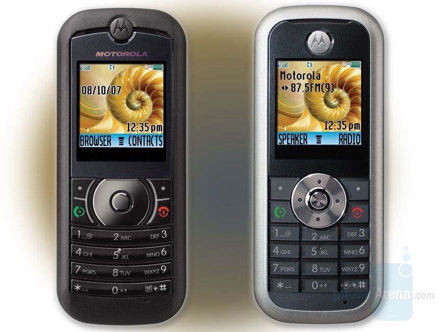 Motorola W206 and W213 - Six new budget Motorola phones