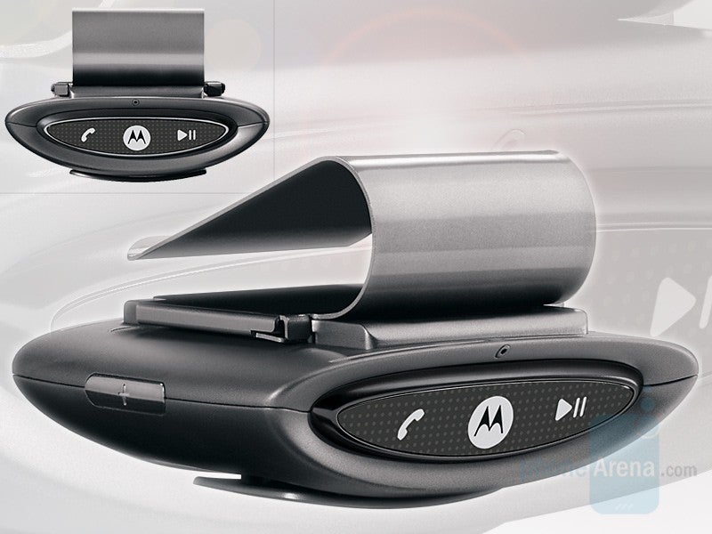 Front view - Motorola T505 - Motorola ROKR T505 is music-friendly Bluetooth speakerphone