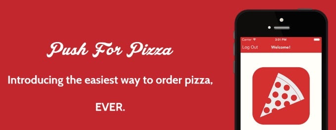 Push for Pizza – humanity finally invents the “push button, receive pizza” app!