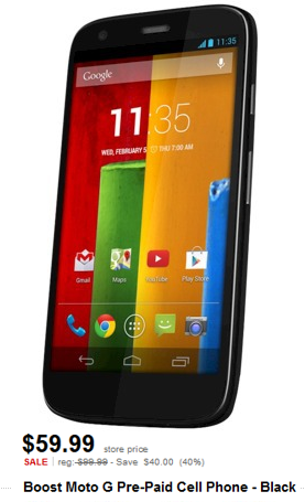 Original Motorola Moto G now costs as low as $59.99