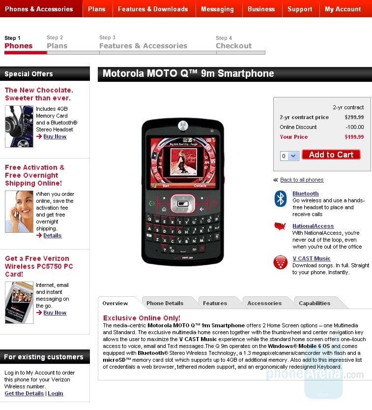 Verizon launches Motorola Q9m this Wednesday