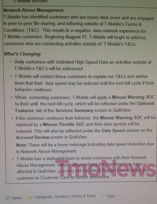T-Mobile will restrain data-hungry LTE users who download torrents over LTE, too