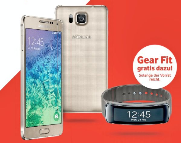 Samsung Galaxy Alpha to come with a free Gear Fit at Vodafone?