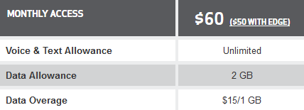 Verizon introduces a new single line plan - Verizon&#039;s $60 single line plan includes unlimited talk, text and 2GB of data