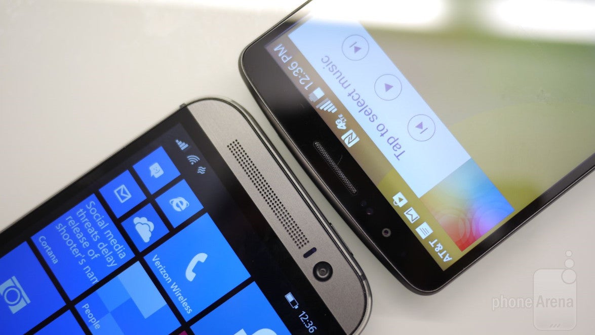 HTC One M8 for Windows vs LG G3: first look