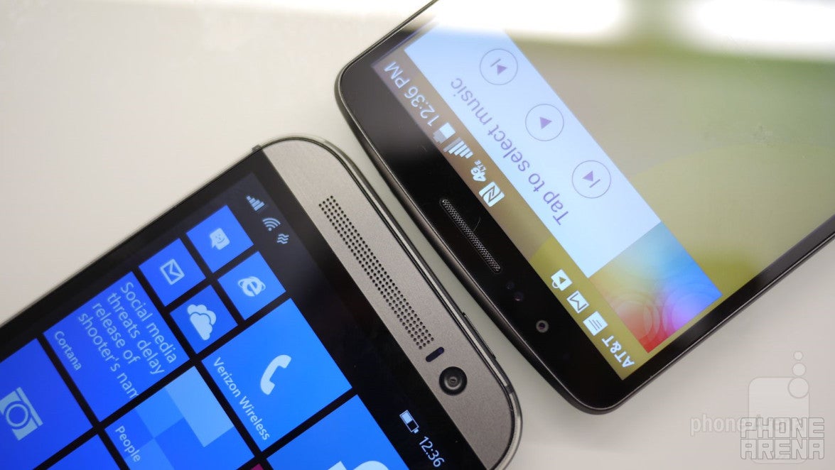 HTC One M8 for Windows vs LG G3: first look